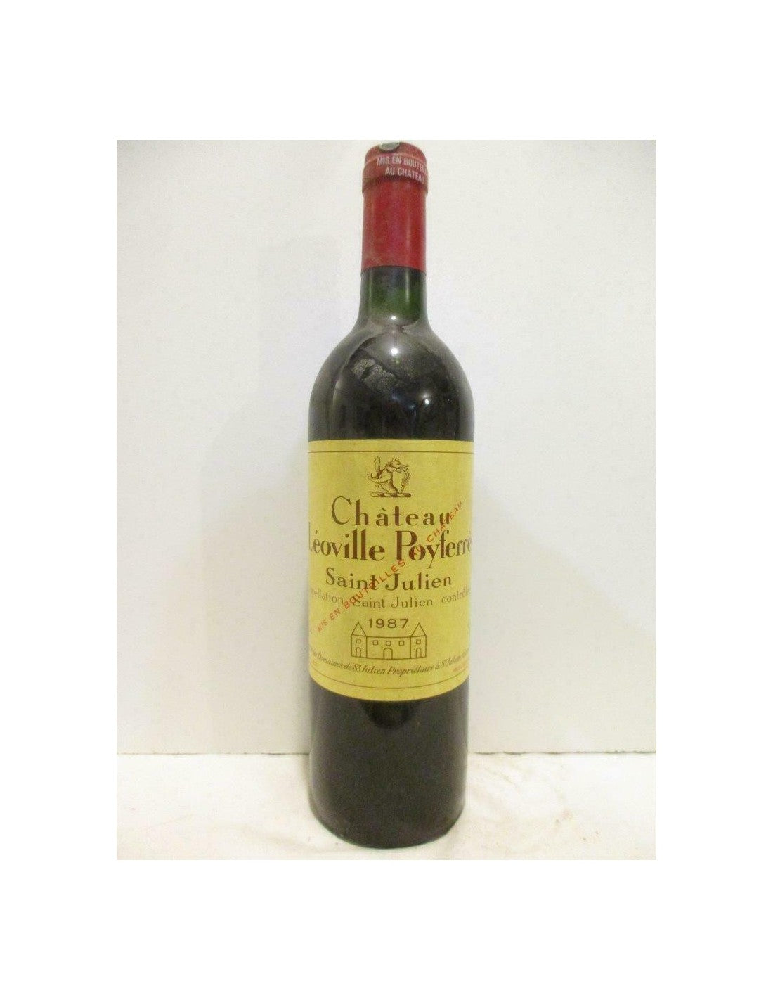 1987 - saint-julien - château léoville-poyferré grand cru classé - rouge - bordeaux - Just Wines 