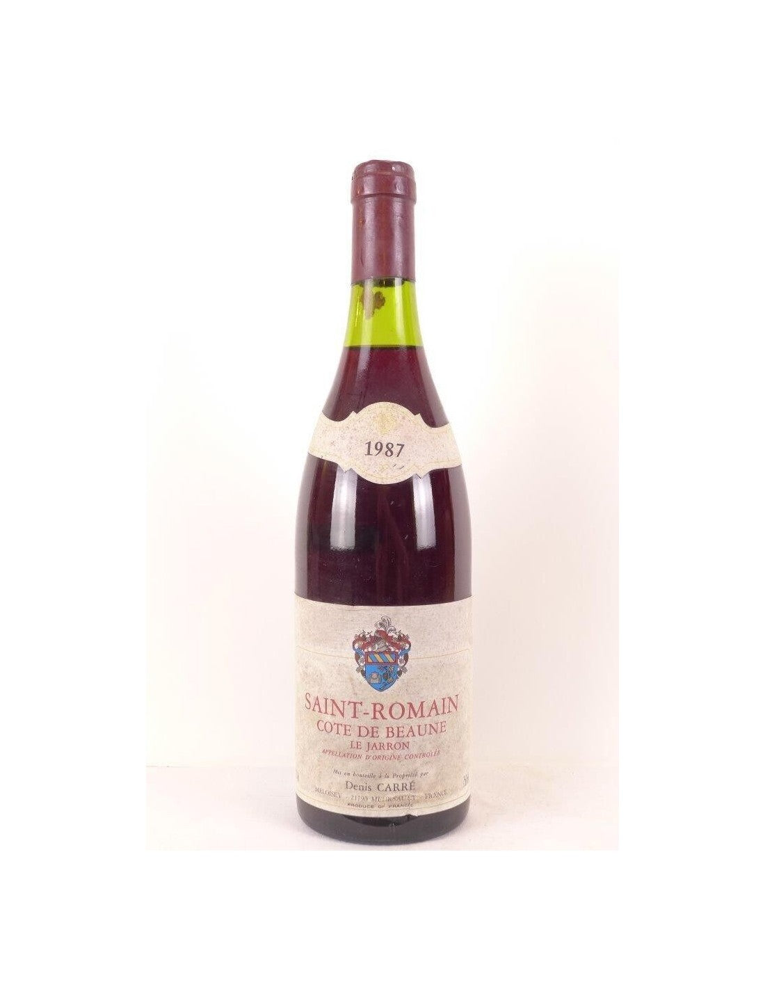 1987 - saint-romain - denis carré le jarron - rouge - bourgogne - Just Wines 