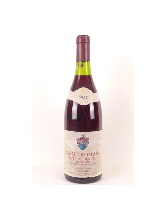 1987 - saint-romain - denis carré le jarron - rouge - bourgogne - Just Wines 