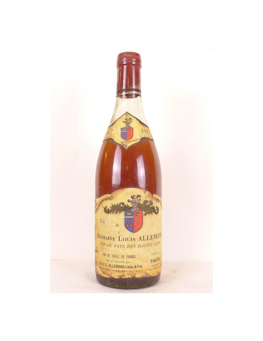 1987 - VDP des hautes-alpes - domaine louis allemand - rosé - provence - Just Wines 