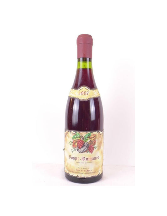 1987 - vosne-romanée - guy girardin - rouge - bourgogne - Just Wines 