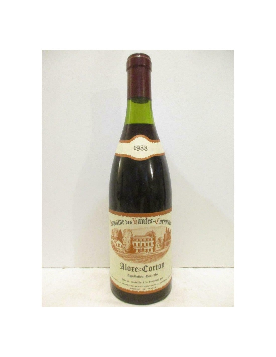 1988 - aloxe-corton - domaine des hautes-cornières (b3) - rouge - bourgogne - Just Wines 