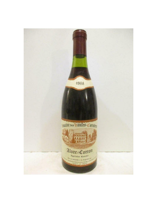 1988 - aloxe-corton - domaine des hautes-cornières - rouge - bourgogne - Just Wines 