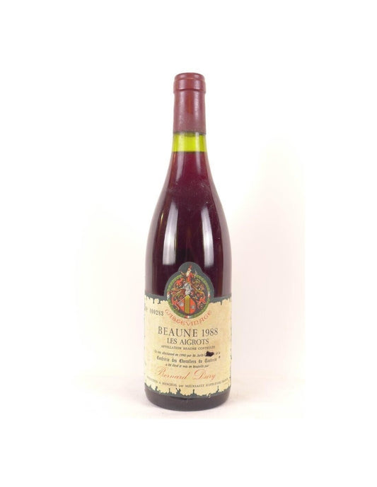 1988 - beaune - bernard dury les aigrots tastevinage - rouge - bourgogne - Just Wines 