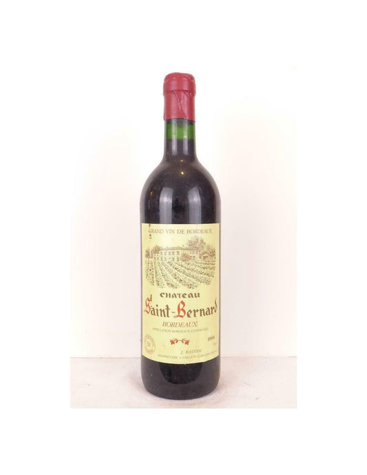 1988 - bordeaux - château saint-bernard - rouge - bordeaux - Just Wines 