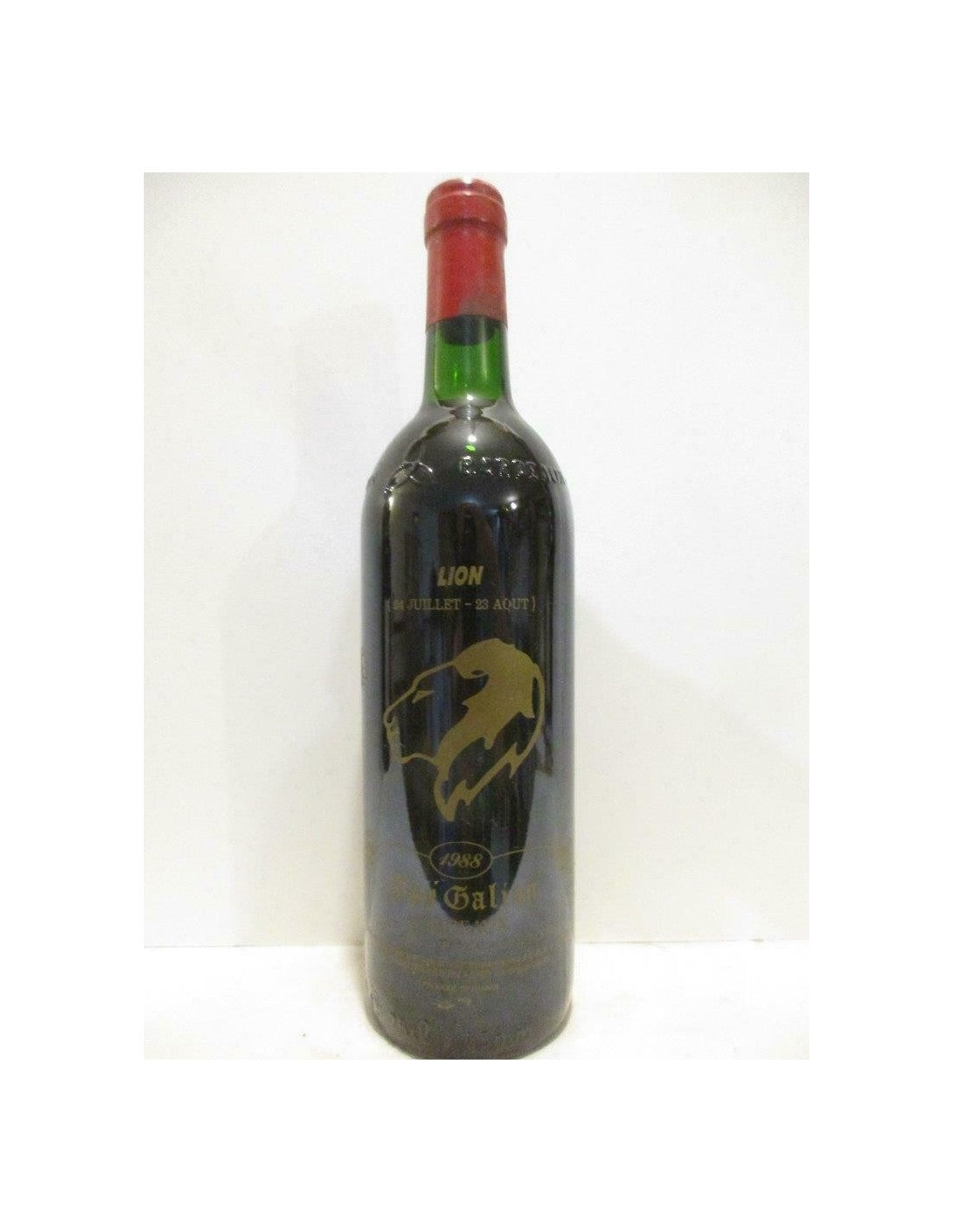 1988 - bordeaux - puy galion signe astrologique lion - rouge - bordeaux - Just Wines 