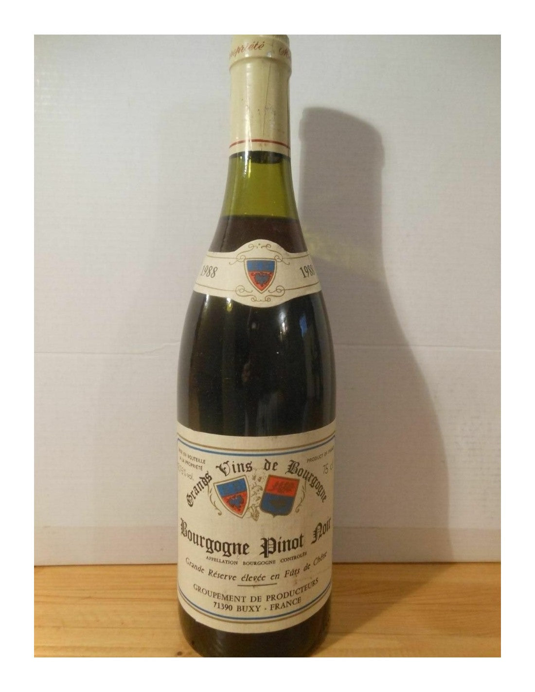 1988 - bourgogne - coopérative de buxy fût - rouge - bourgogne france - Just Wines 