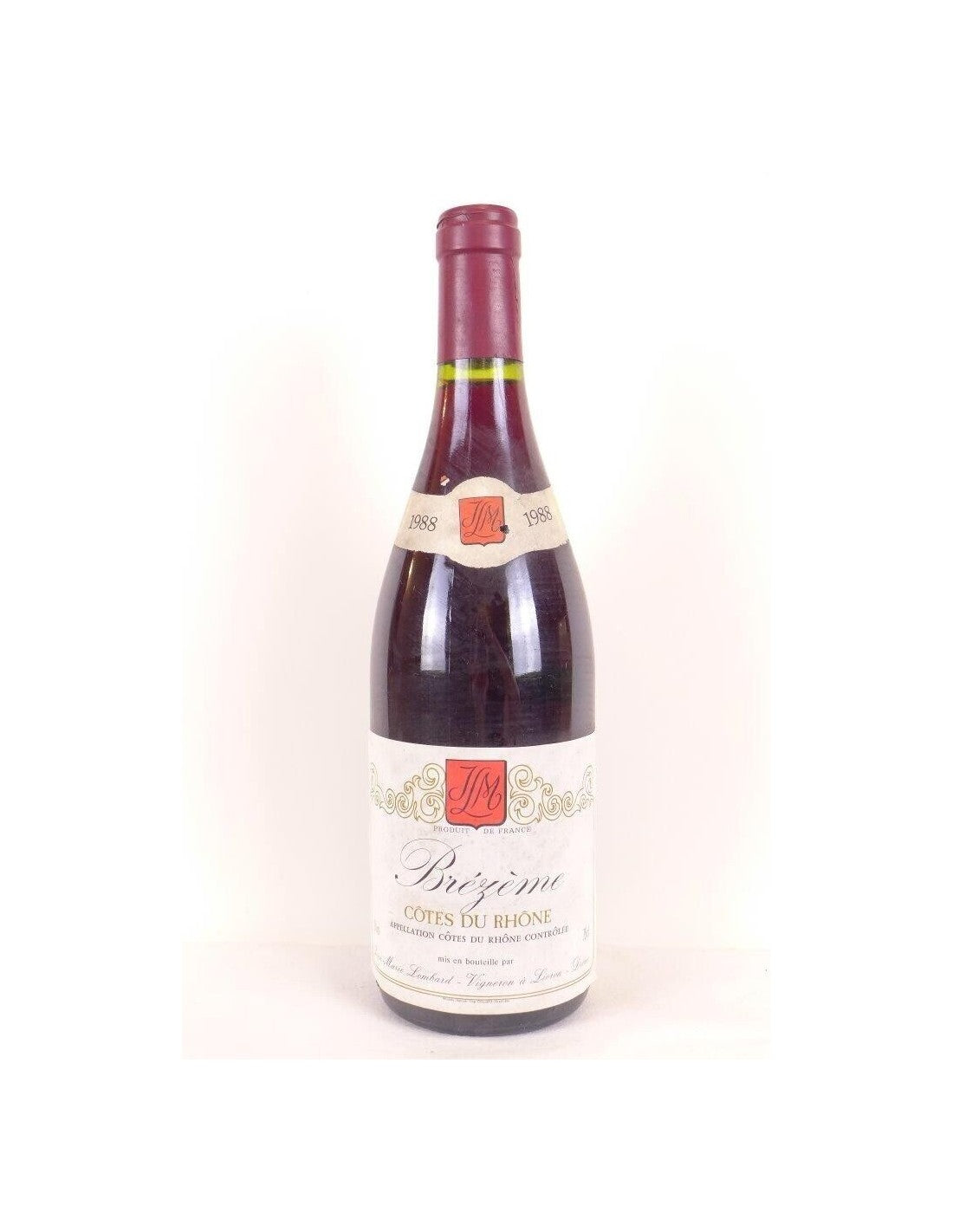 1988 - brézème - jean-marie lombard - rouge - rhône - Just Wines 