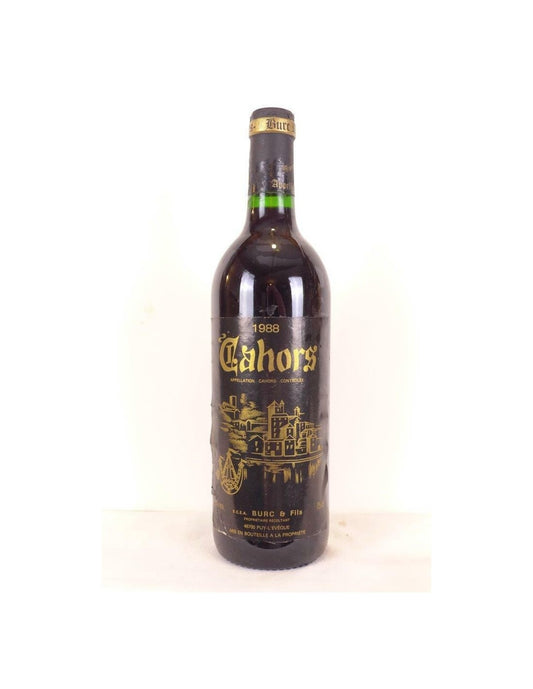 1988 - cahors - burc - rouge - sud-ouest - Just Wines 