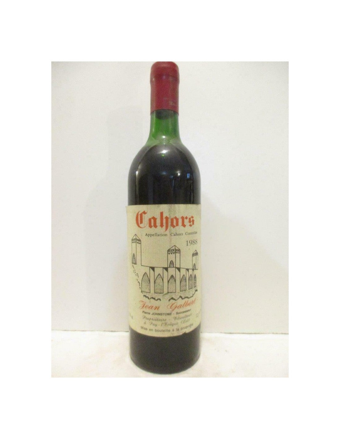 1988 - cahors - jean galbert - rouge - sud-ouest - Just Wines 