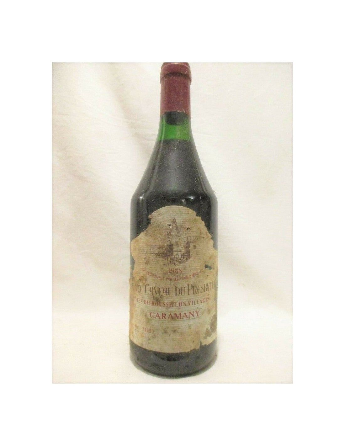 1988 - caramany - cellier des comtes caveau du presbytère (b2) - rouge - roussillon - Just Wines 