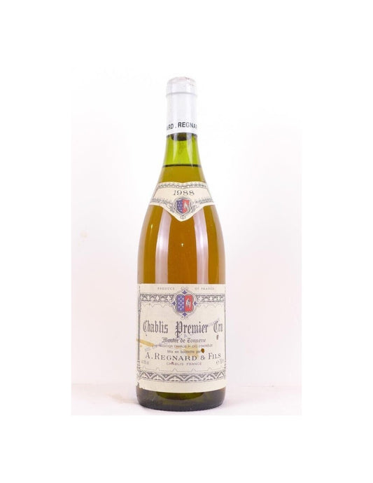 1988 - chablis - regnard premier cru montée de tonnerre - blanc - bourgogne - Just Wines 