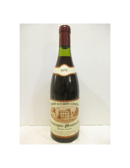 1988 - chassagne-montrachet - domaine des hautes-cornières - rouge - bourgogne - Just Wines 