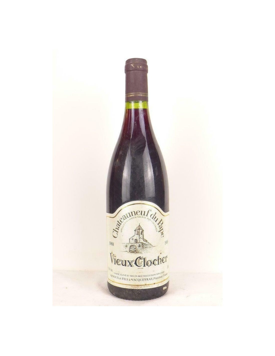 1988 - châteauneuf du pape - arnoux et fils vieux clocher - rouge - rhône - Just Wines 