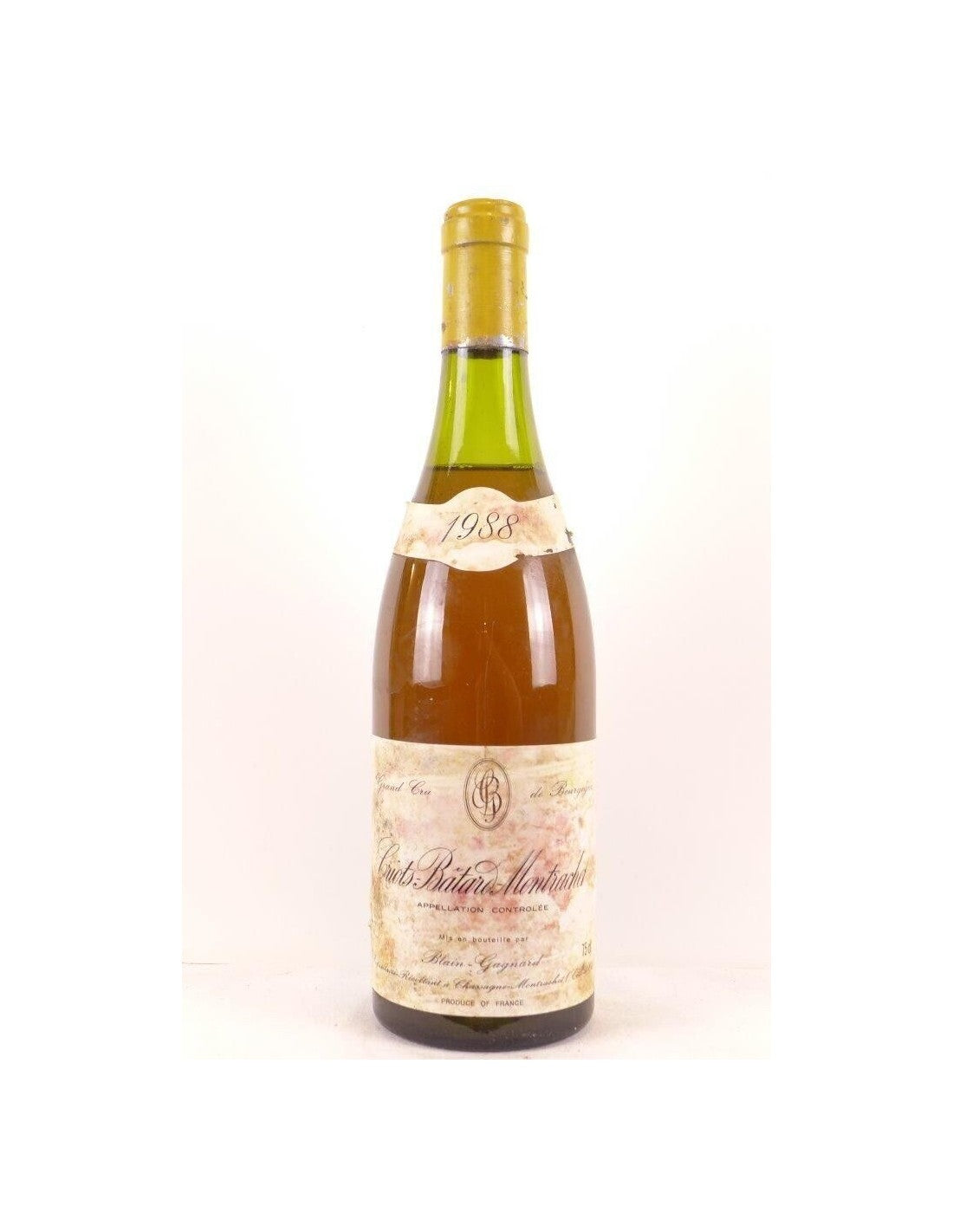 1988 - criots-bâtard-montrachet - blain-gagnard grand cru - blanc - bourgogne - Just Wines 