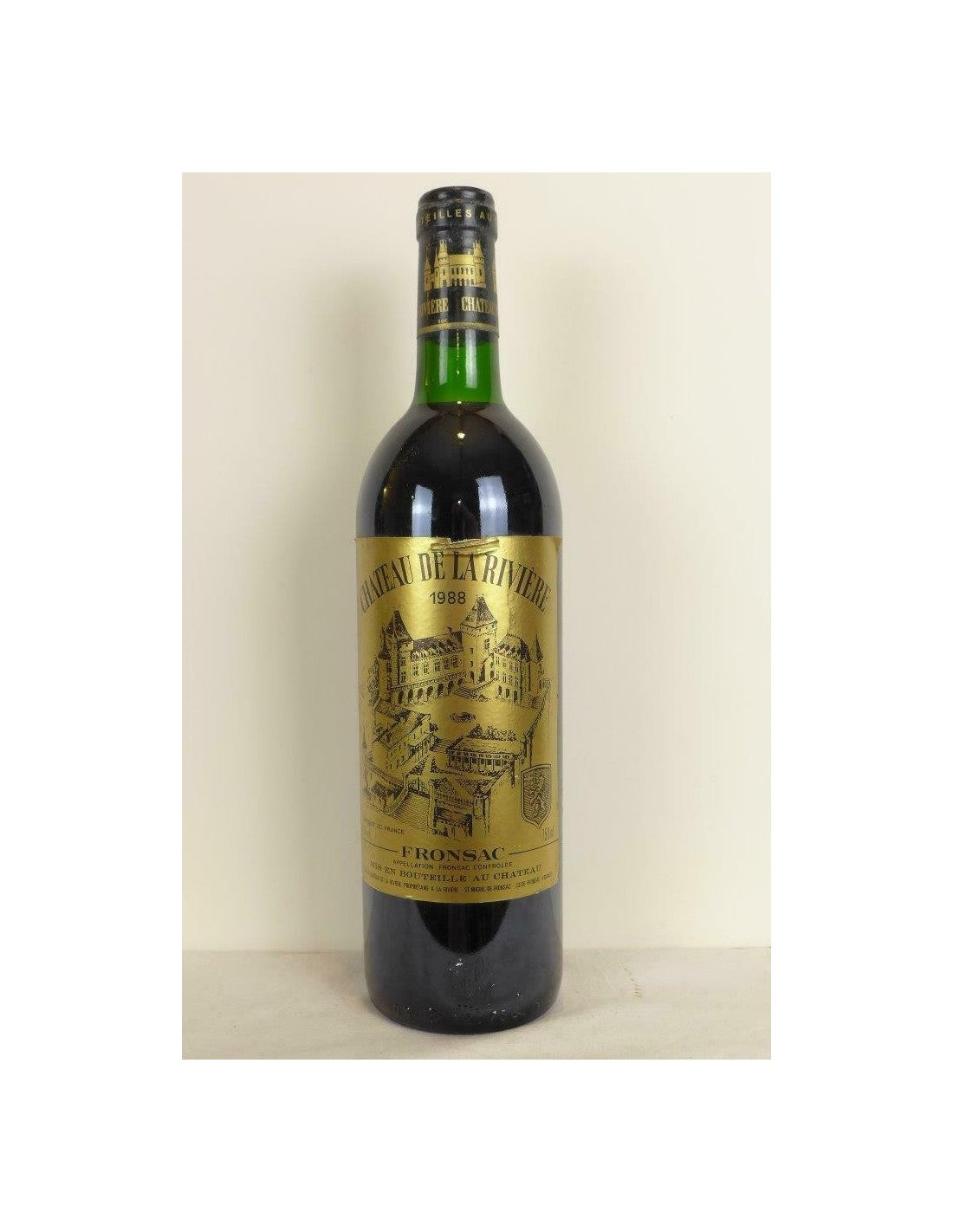 1988 - fronsac - château de la rivière - rouge - bordeaux - Just Wines 