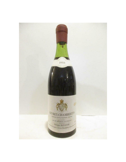 1988 - gevrey-chambertin - batacchi - rouge - bourgogne - Just Wines 