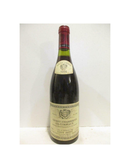 1988 - gevrey-chambertin - louis jadot premier cru les corbeaux - rouge - bourgogne - Just Wines 