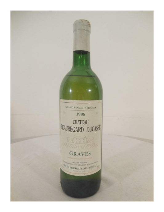 1988 - graves - château beauregard-ducasse - blanc - bordeaux france - Just Wines 