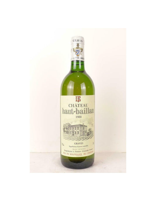 1988 - graves - château haut-baillan - blanc - bordeaux - Just Wines 