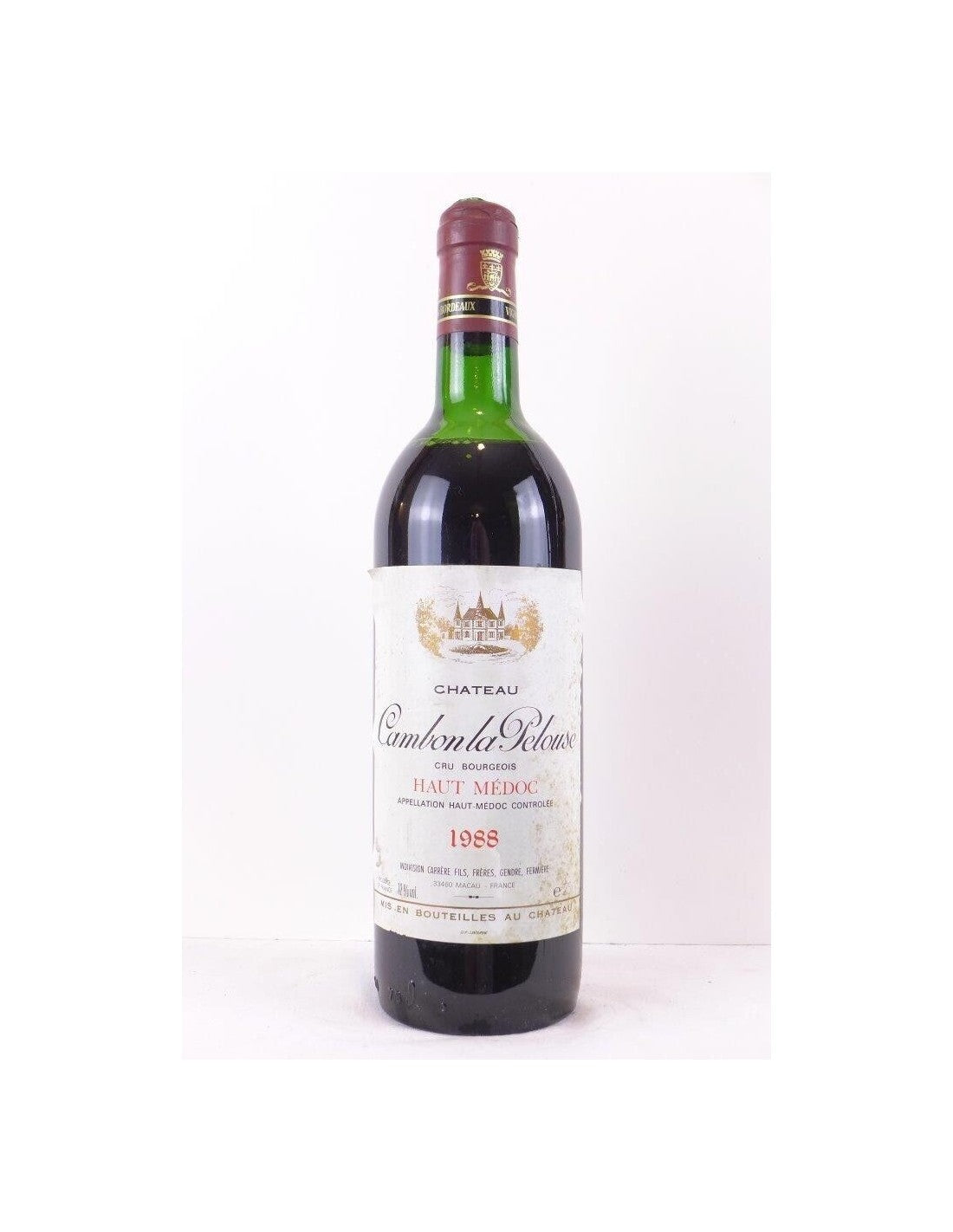 1988 - haut-médoc - château cambon la pelouse cru bourgeois - rouge - bordeaux - Just Wines 