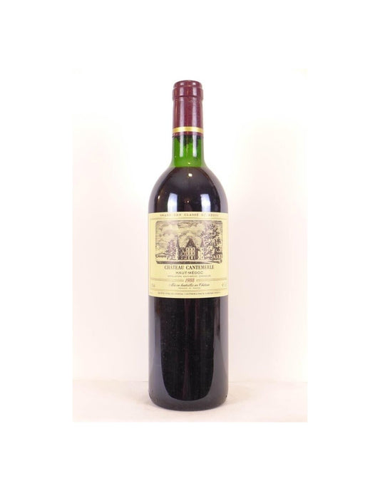 1988 - haut-médoc - château cantemerle grand cru classé - rouge - bordeaux - Just Wines 