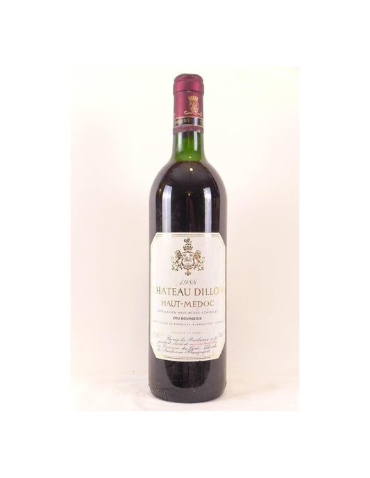 1988 - haut-médoc - château dillon cru bourgeois - rouge - bordeaux - Just Wines 