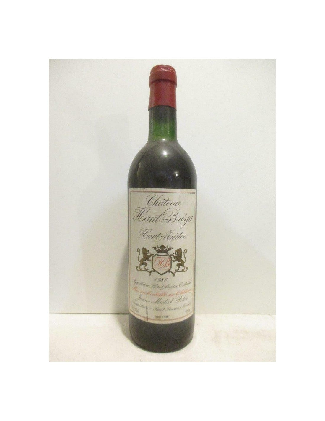 1988 - haut-médoc - château haut-bréga - rouge - bordeaux - Just Wines 