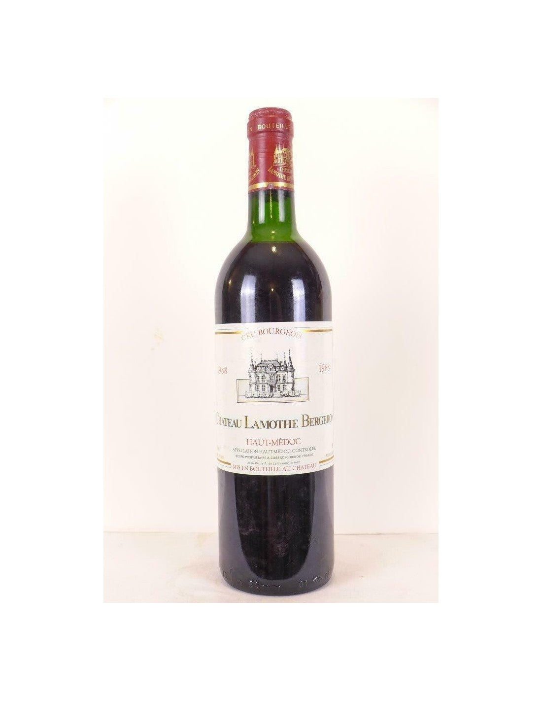 1988 - haut-médoc - château lamothe bergeron cru bourgeois - rouge - bordeaux - Just Wines 