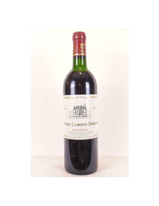 1988 - haut-médoc - château lamothe bergeron cru bourgeois - rouge - bordeaux - Just Wines 