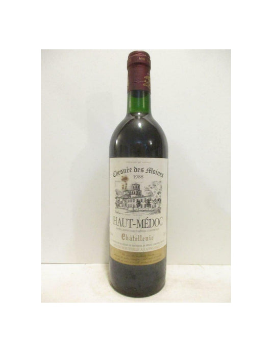 1988 - haut-médoc - chesnée des moines - rouge - bordeaux - Just Wines 