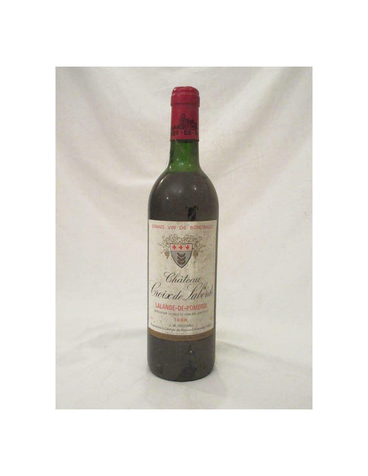 1988 - lalande de pomerol - château croix de laborde - rouge - bordeaux - Just Wines 