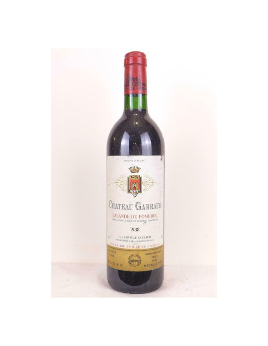 1988 - lalande de pomerol - château garraud - rouge - bordeaux - Just Wines 