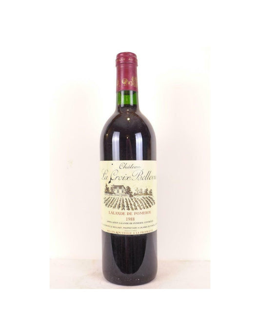 1988 - lalande de pomerol - château la croix bellevue - rouge - bordeaux - Just Wines 