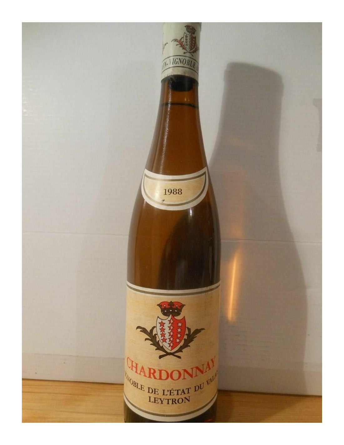 1988 - - leytron chardonnay - blanc - valais suisse - Just Wines 