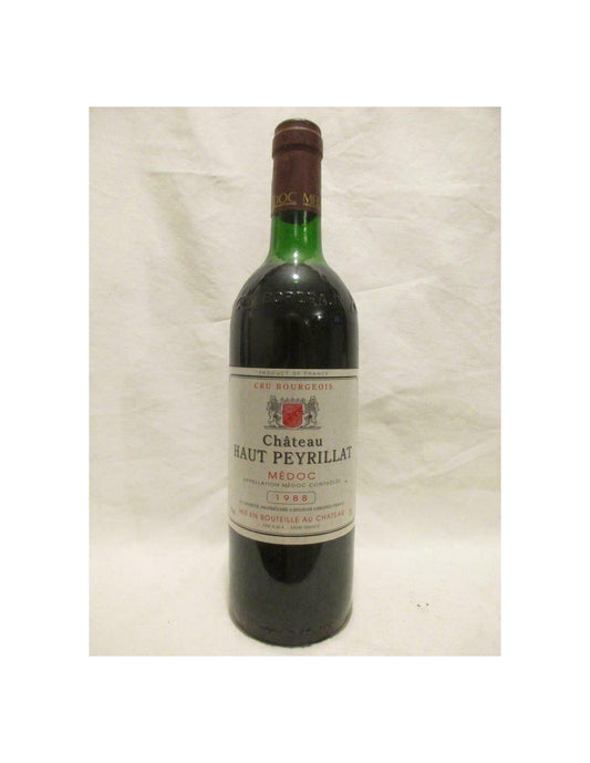 1988 - médoc - château haut peyrillat cru bourgeois - rouge - bordeaux france - Just Wines 