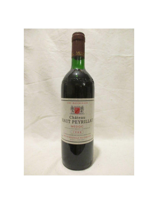 1988 - médoc - château haut peyrillat cru bourgeois - rouge - bordeaux france - Just Wines 