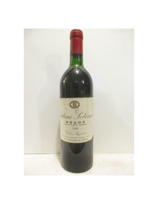 1988 - médoc - château potensac - rouge - bordeaux - Just Wines 