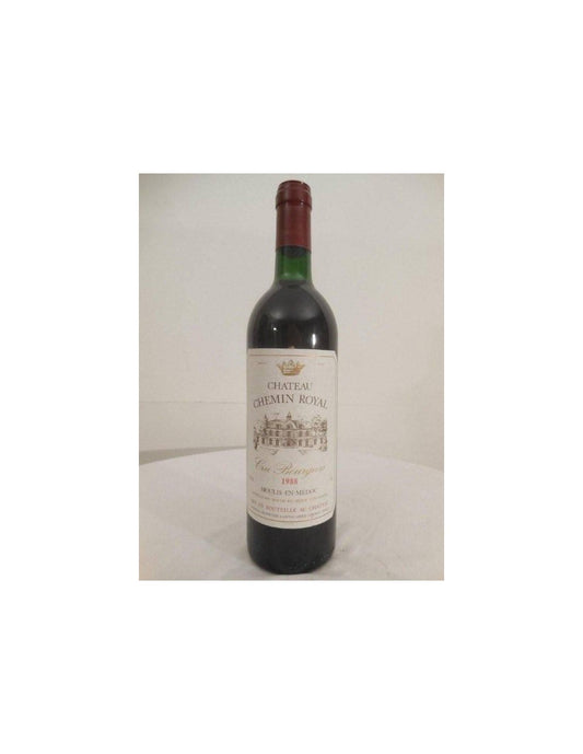 1988 - moulis - château chemin royal cru bourgeois - rouge - bordeaux - Just Wines 