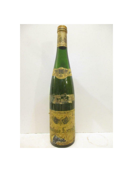 1988 - muscat - gustave lorentz 3 épis (étiquette abîmée niveau bas) - blanc - alsace - Just Wines 