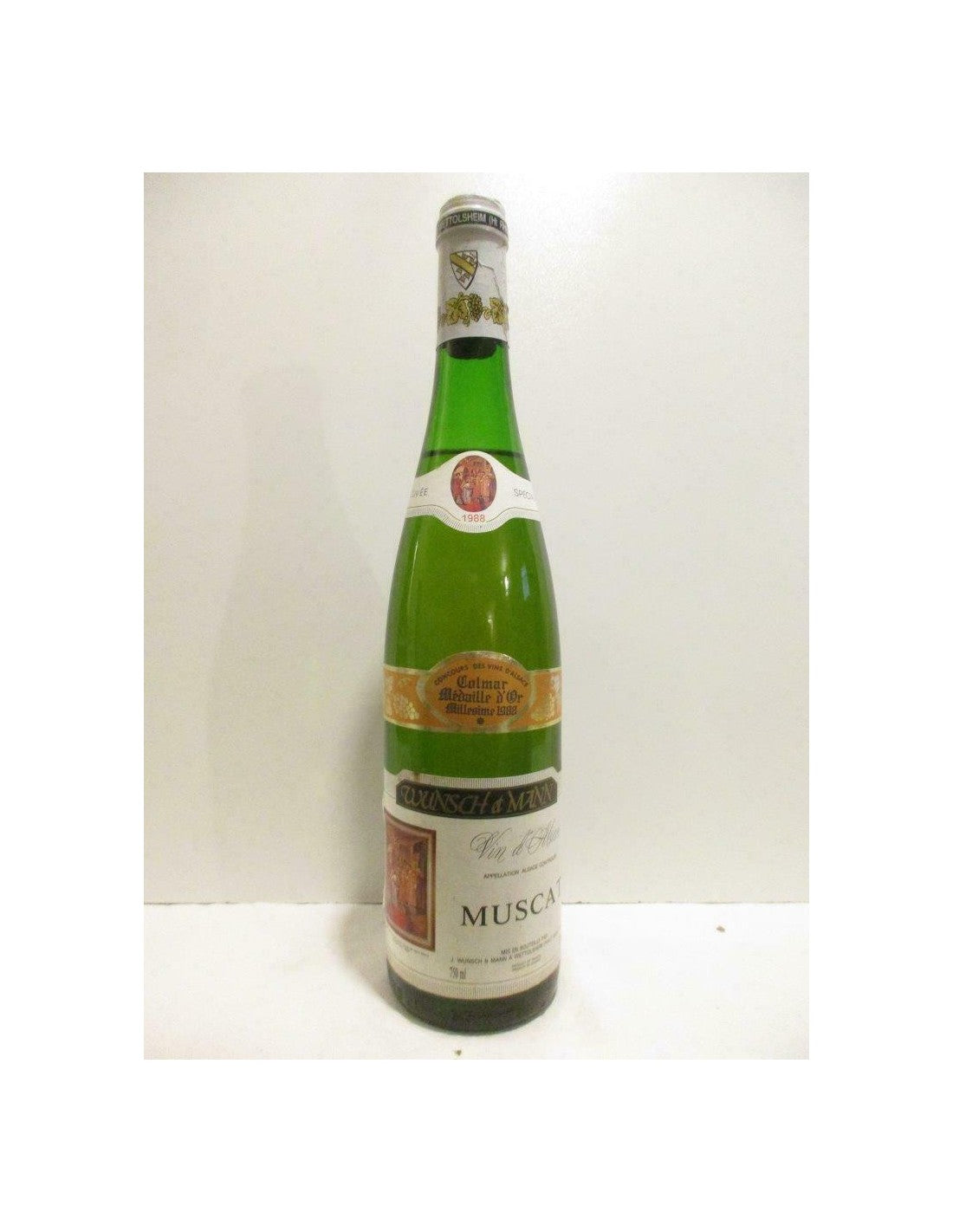 1988 - muscat - wunsch et mann cuvée spéciale - blanc - alsace - Just Wines 