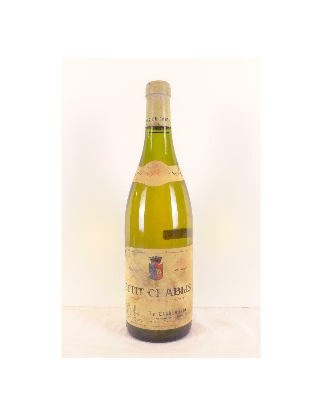 1988 - petit chablis - la chablisienne - blanc - bourgogne - Just Wines 