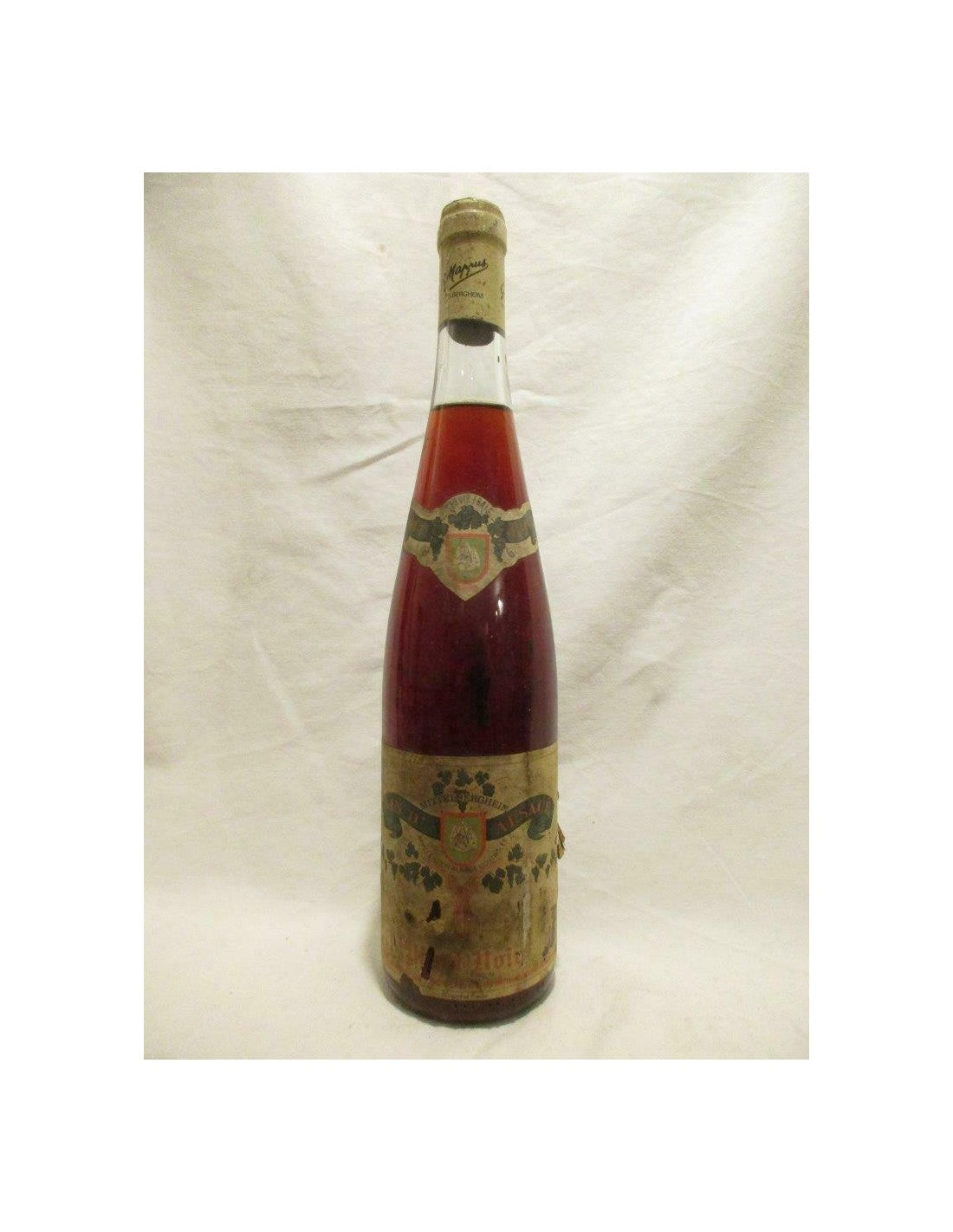 1988 - pinot noir - mappus (étiquette abîmée) - rouge - alsace - Just Wines 