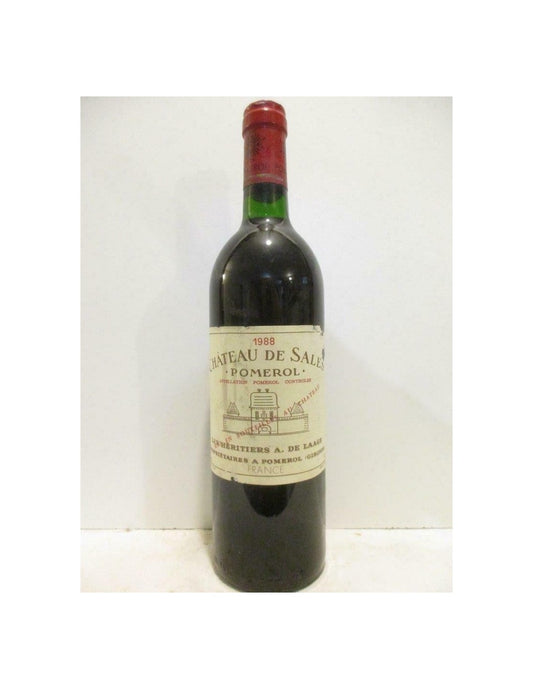 1988 - pomerol - château de sales - rouge - bordeaux - Just Wines 