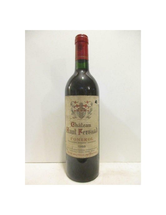 1988 - pomerol - château haut ferrand - rouge - bordeaux - Just Wines 