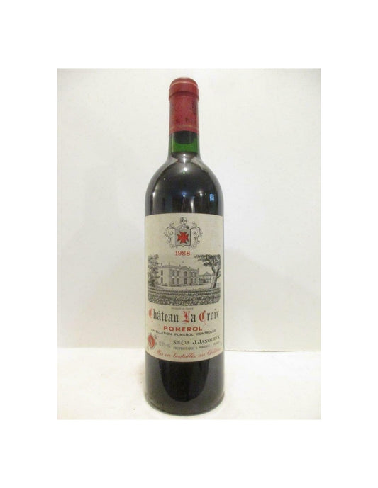 1988 - pomerol - château la croix janoueix - rouge - bordeaux - Just Wines 