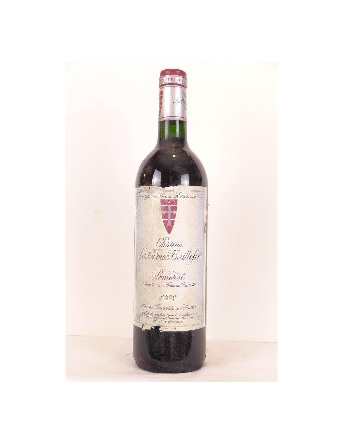 1988 - pomerol - château la croix taillefer (étiquette avec accro) - rouge - bordeaux - Just Wines 