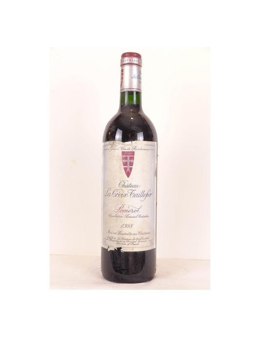 1988 - pomerol - château la croix taillefer (étiquette avec accro) - rouge - bordeaux - Just Wines 