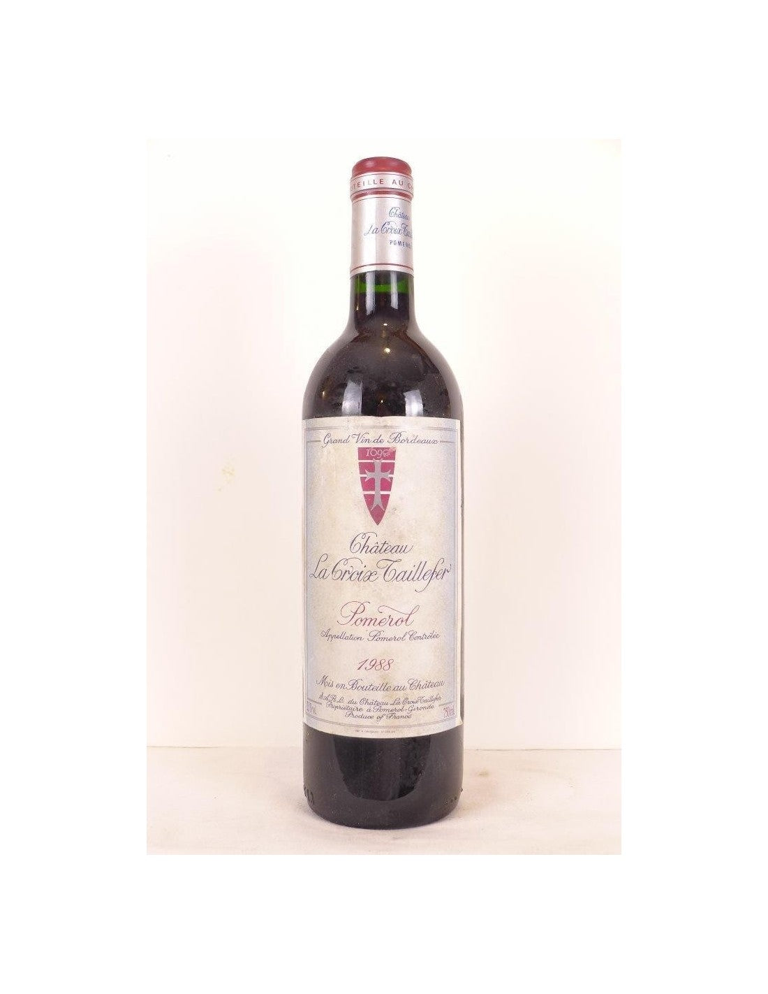 1988 - pomerol - château la croix taillefer - rouge - bordeaux - Just Wines 