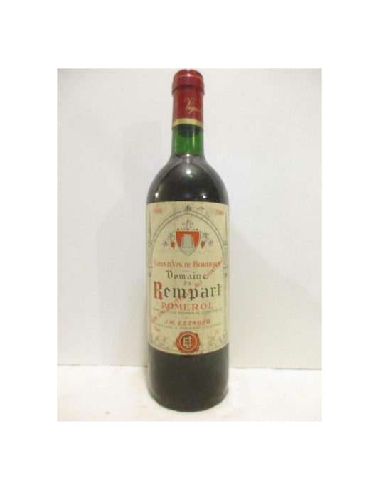 1988 - pomerol - domaine du rempart - Rouge - bordeaux - Just Wines 